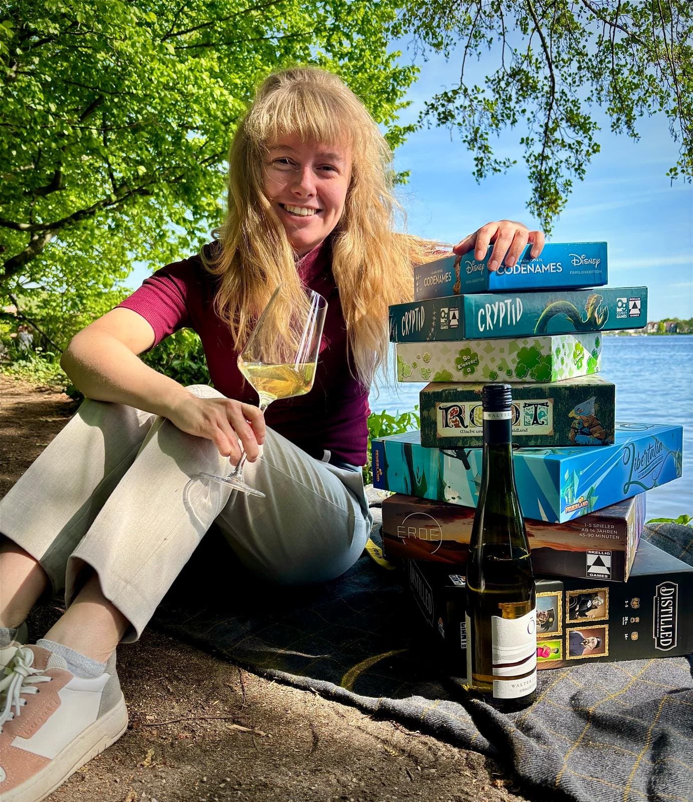 Brettspiele und Drinks